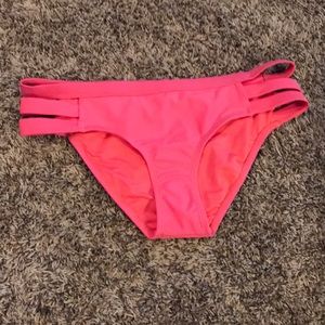 Express | coral cheeky swim bottom